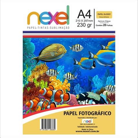 Papel Fotografico G Glossy A Pct Fls Nexel Magazine Escalamares