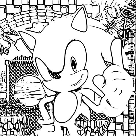 Sonic 3 Coloring Pages