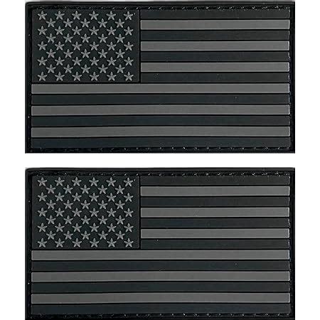 Amazon Pack Tactical Usa American Us Flag All Black Dark Subdued