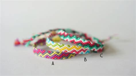 Handmade Zig Zag Woven Colourful Stripe Friendship Bracelet Adjustable