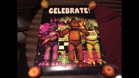 Five Nights At Freddys Celebrate Poster Youtube