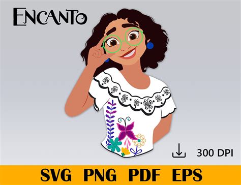 Mirabel Svg Encanto Svg Encanto Clipart Svg Mirabel Madrigal