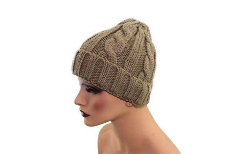 Fashion Warm Winter Knitted Womens Beret Braided Beanie Knit Crochet