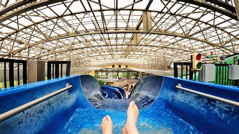 Blue Tube Water Slide Pumphouse Indoor Water Park Jay Peak Youtube