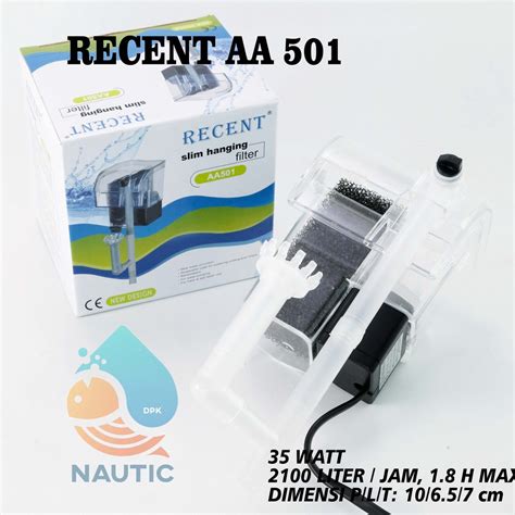 Jual FILTER GANTUNG AQUARIUM HANGING FILTER 501 AKUARIUM AQUASCAPE AT