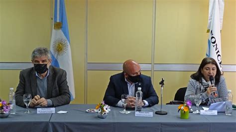 Franchi Y Filmus Visitaron Puerto Madryn Y Anunciaron Obras E Inv