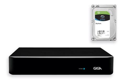 Dvr Giga 8 Canais Série Orion Gs0185 1080p H265 Com Hd 1tb