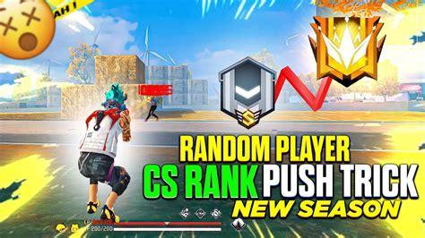 Cs Rank Push With Random Player New Season Trick Cs Rank Tips And