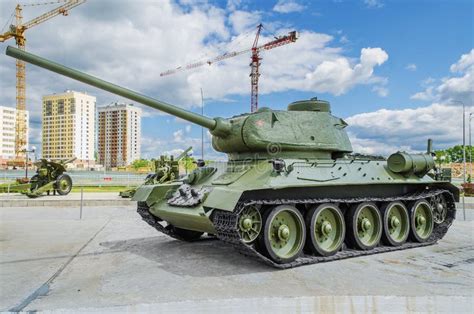 Carro Armato Sovietico T Mostra Del Museo Di Equipme Militare