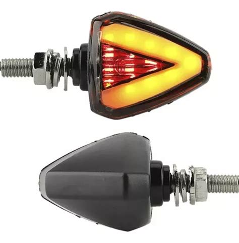 Luz De Cruce Led Cocuyo Universal Para Moto Par Mercadolibre