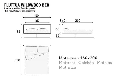 Letto Fluttua Con Testiera In Legno Lago Design Fattorini Design