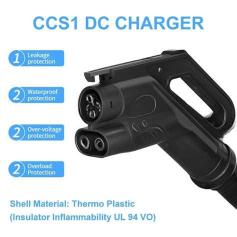 Iec Ccs Combo Ev Charging Gun Dc A Plug Connector Dc Fast Charger