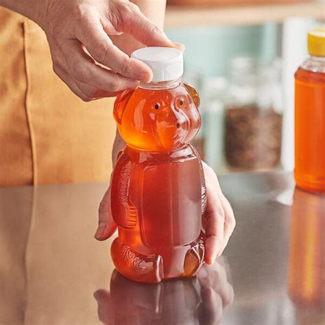 16 Oz 24 Oz Honey Weight Bear Pet Honey Bottle Kit With White