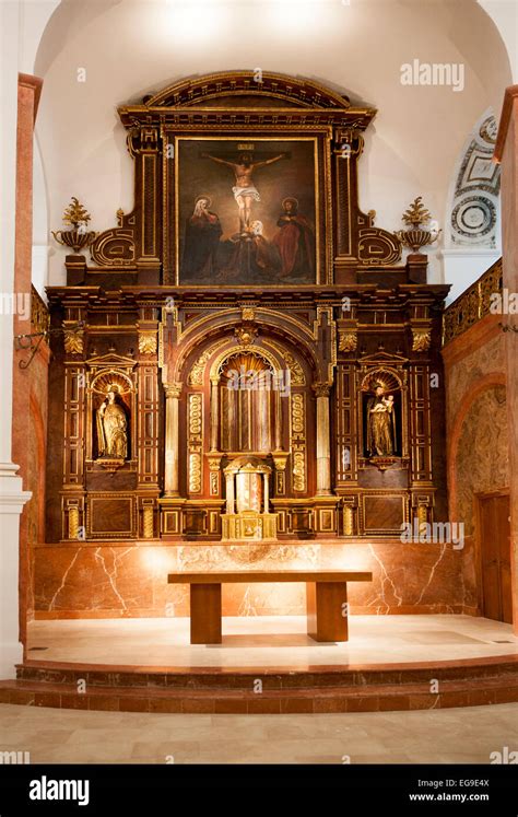 Elaborately Decorated Altar Inside Iglesia Santo Cristo De La Salud