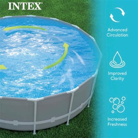 Intex 26651eg 3 000 Gph Above Ground Pool Sand Filter Pump With Automatic Timer 1 Piece Fred