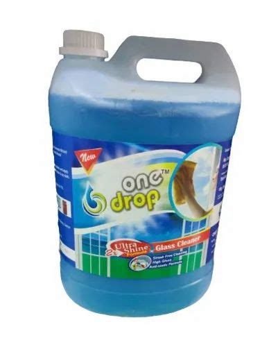 Screw Cap 5 Ltr One Drop Glass Cleaner Packaging Type Can At Rs 80bottle In Faridabad