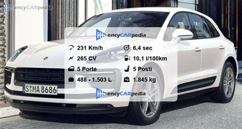 Porsche Macan Scheda Tecnica Prestazioni Dimensioni