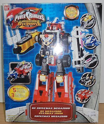 Bandai Power Rangers Operation Overdrive Drivemax Dx Megazord Boxed