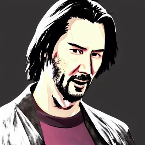 Cell Shading Happy Keanu Reeves Stable Diffusion OpenArt