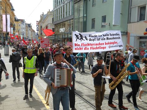 1 Mai in Linz Bündnis mayday Linz ruft zur Demonstration auf Linz