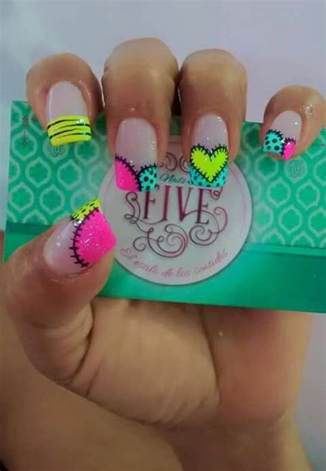 Bright Nails Neon Nails Diy Nails Manicure Crazy Nails Love Nails