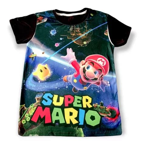 Camiseta Super Mario Bros Nintendo Ni O Cuotas Sin Inter S