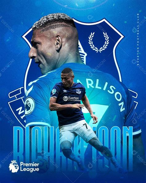 Flyer Jogador De Futebol Richarlison Social Media Psd Edit Vel Zip