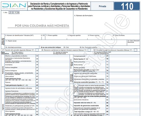 Formulario 110 Dian 2019 Actualizado Mayo 2022 Hot Sex Picture