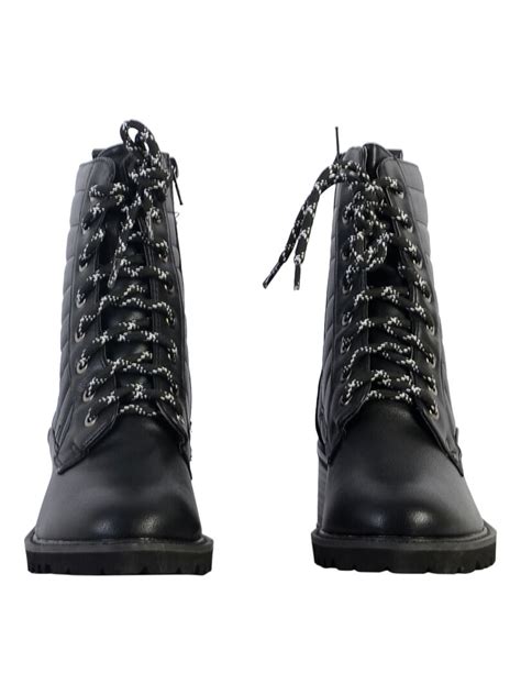 Boot Lacets The Divine Factory Noir Kiabi Nu