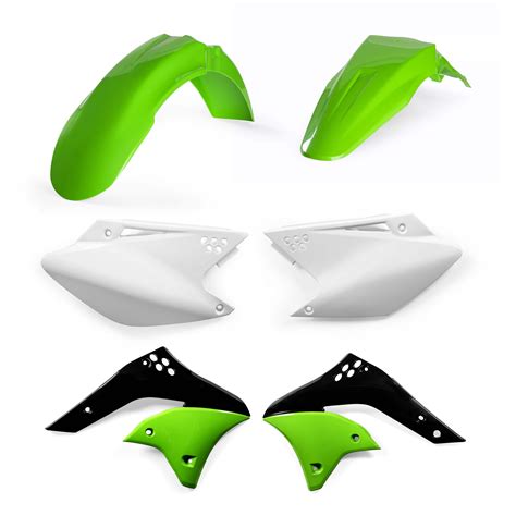 Kit Plastiques Acerbis Moto Cross Kawasaki Kxf Origine Kutvek