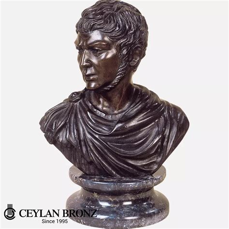 Emperor Nero” Bronze Bust H27cm Ceylan Bronz