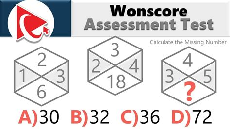 Wonscore Assessment Test Answers