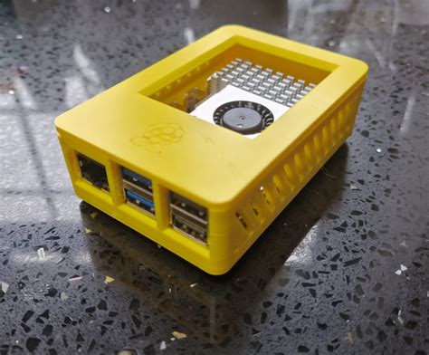 Raspberry Pi 5 And Active Cooler Case With Reset Button By Jeepers01 Download Free Stl Model