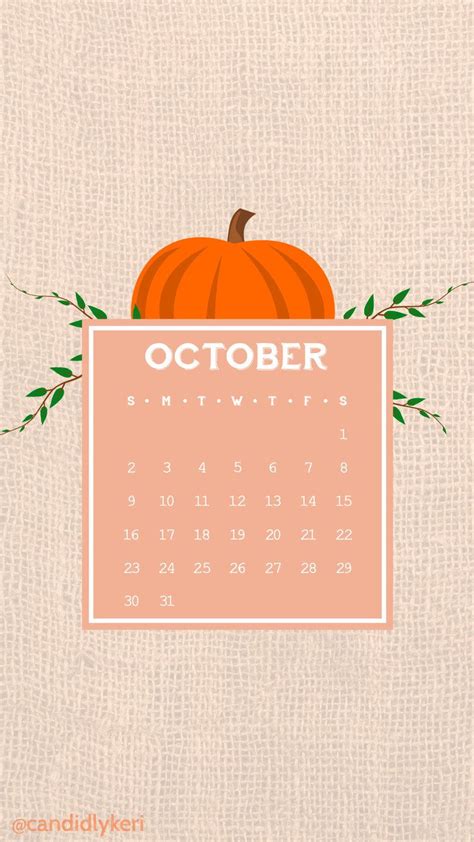 October Month Wallpaper