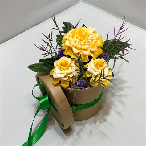 Цветочная композиция «Цинния и бархотки» в подарок женщине букет купить ...