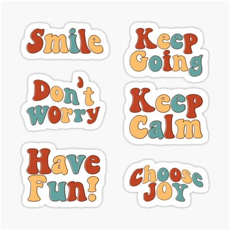 "Stickers For Laptop Inspirational Quotes Pack" Sticker for Sale by ...