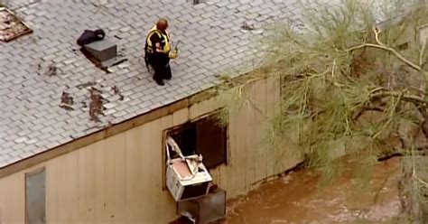 Phoenix Arizona Flash Floods Strand Residents Knock Out Power