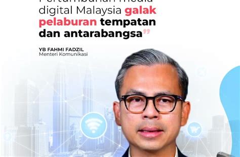 Infografik Halaman Portal Rasmi Jabatan Penerangan Malaysia