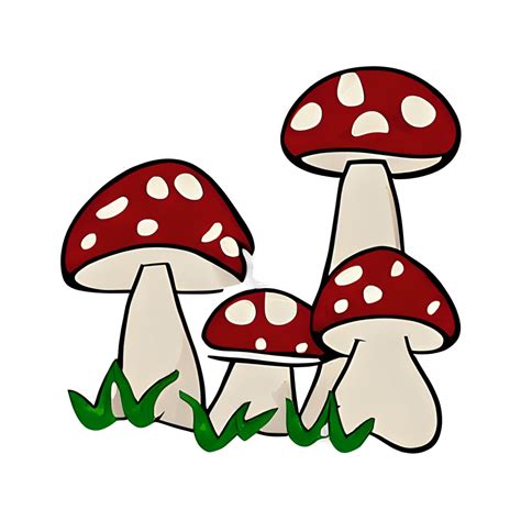 Clipart De Champignons Creative Fabrica