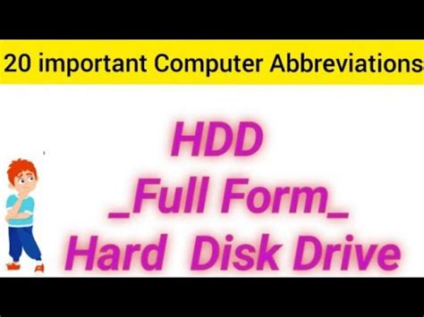 Most Commonly Used Computer Full Form Abbreviations Full Form