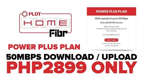 Pldt Home Fibr Plans