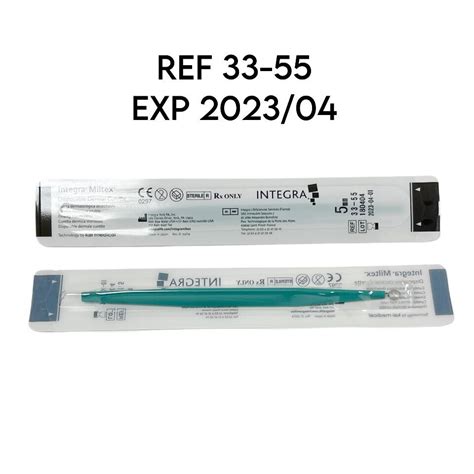 New Integra Ref Miltex Sterile Disposable Dermal Curette Mm