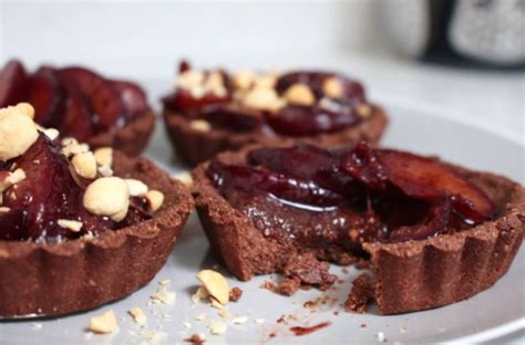 Spiced Plum Maple And Hazelnut Gluten Free Tarts Livias Kitchen