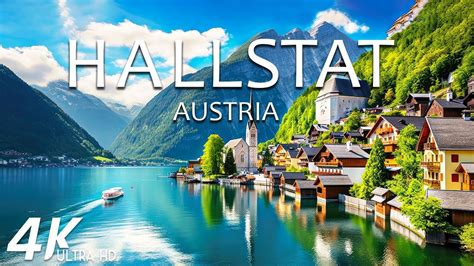 Flying Over Hallstatt K Video Uhd Soothing Music With Beautiful