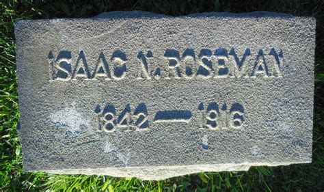 Isaac Newton Roseman 1842 1916 Homenaje De Find A Grave