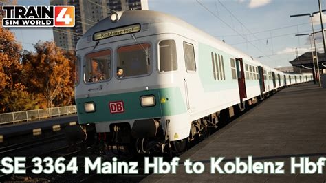 Se Mainz Hbf To Koblenz Hbf Linke Rheinstrecke Bnrdzf