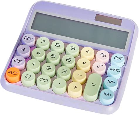 Calculadora mecánica Calculadora linda calculadora de escritorio con