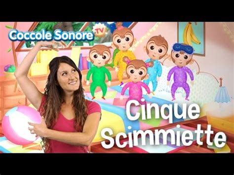 Cinque Scimmiette Balliamo Con Greta Canzoni Per Bambini Di Coccole