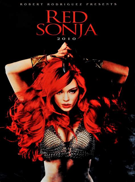 Rose McGowan’s Red Sonja Poster Unleashed – YBMW