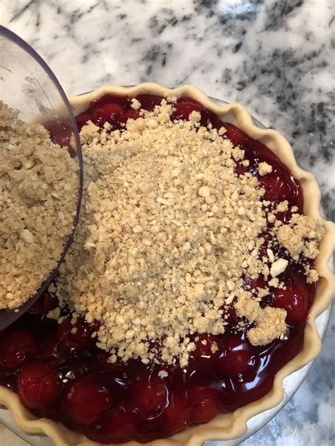 Cherry Pie With Crumb Topping — Home